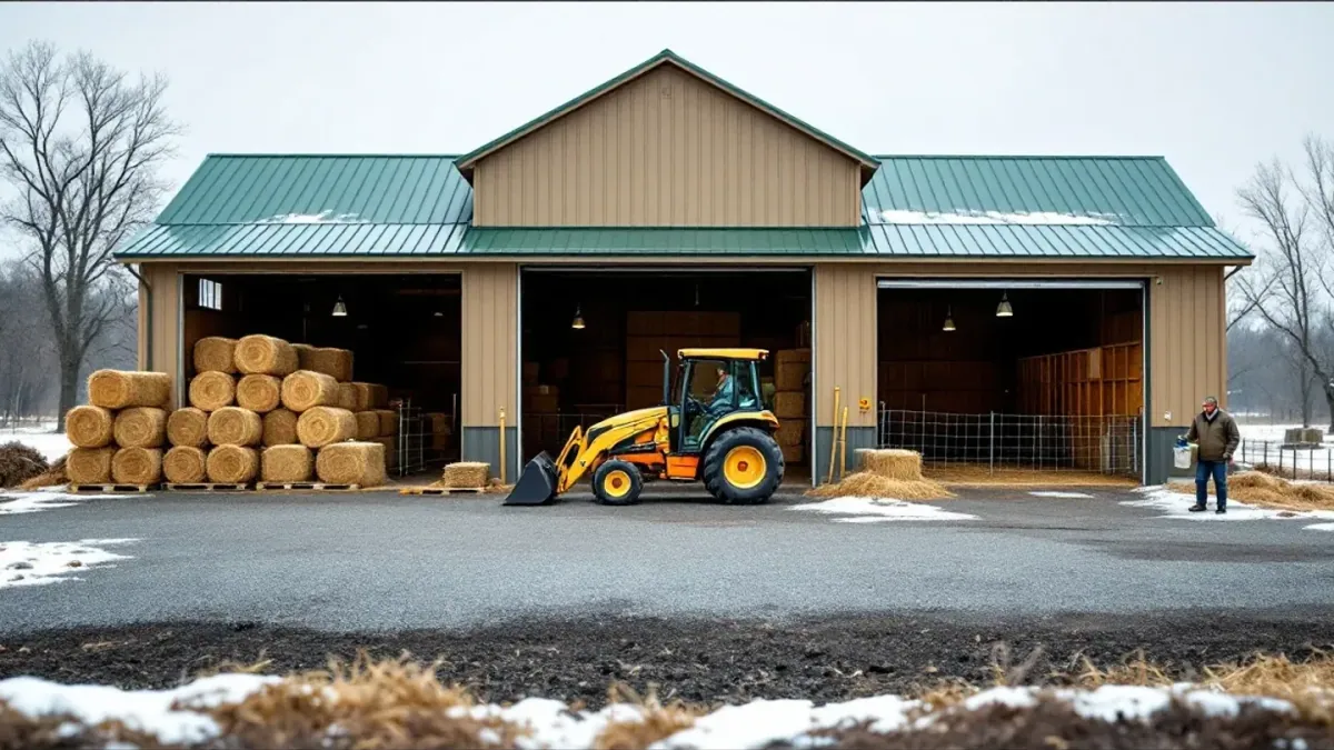 Building a Multi-Use Barn for a Diversified Small Farm
