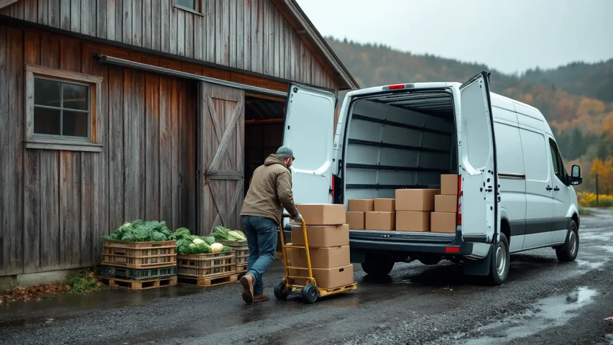 Delivering Local Food: Routes, Vans and the Cold Chain