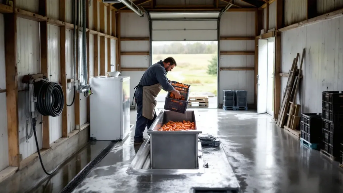 Designing a Wash and Pack Shed That Meets FSMA Rules