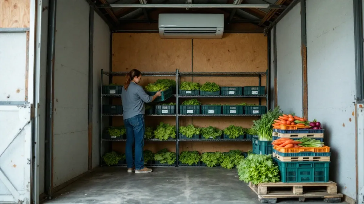 On-Farm Cold Storage: Walk-In Coolers and Post-Harvest Handling